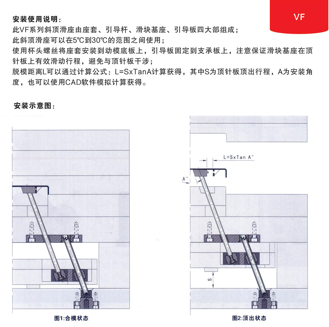 斜顶滑座VF
