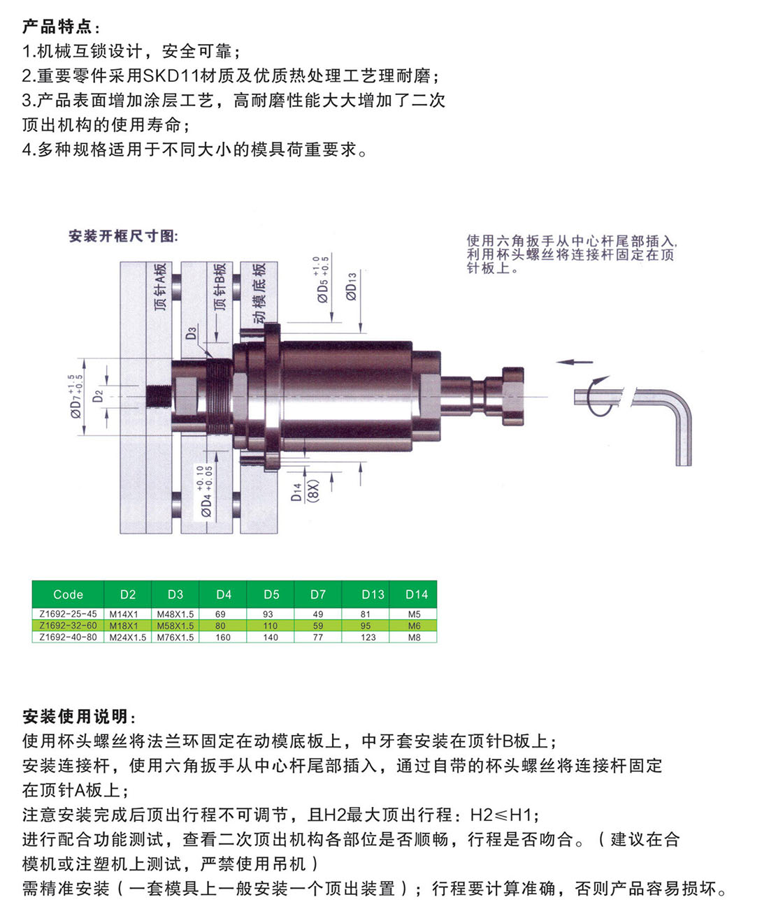 二次顶出Z1692