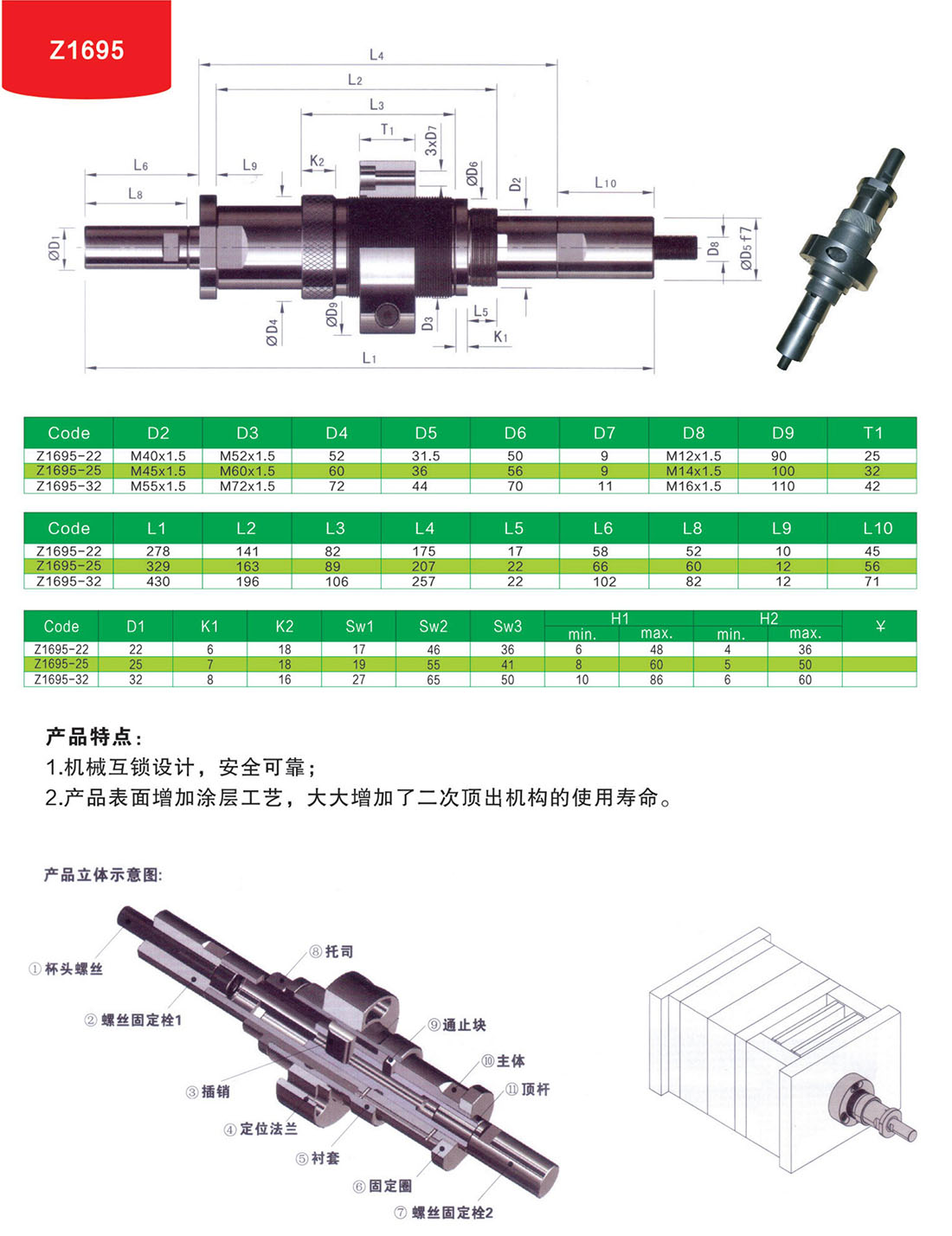 二次顶出Z1695